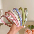Wholesale New Design Summer Korean Student Headband Simple Pop Hair Hoop Green/pink Fashion for Girls Hair Accessories