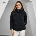 Wholesale Winter Warm Short Puffer Jacket Fashion Hooded Casual Padded Jacket