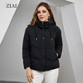 Wholesale Winter Warm Short Puffer Jacket Fashion Hooded Casual Padded Jacket