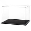 Factory Assemble Vertical Display Box  Action Figure Display Box 1/24 Clear Acrylic Display Case With Black Base