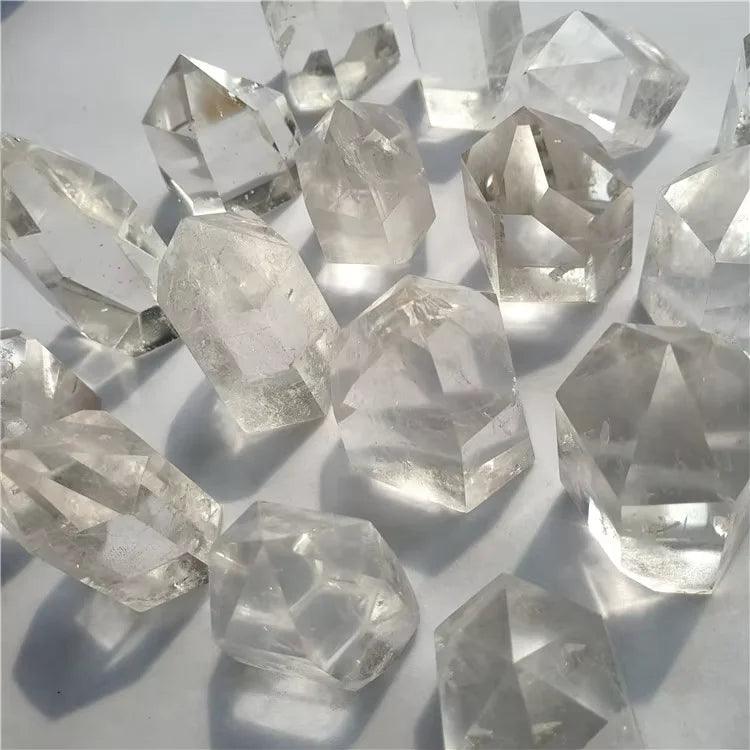 Wholesale Natural Healing Rose Quartz Crystal Multi Material Tower Point Wand for Home Decoration