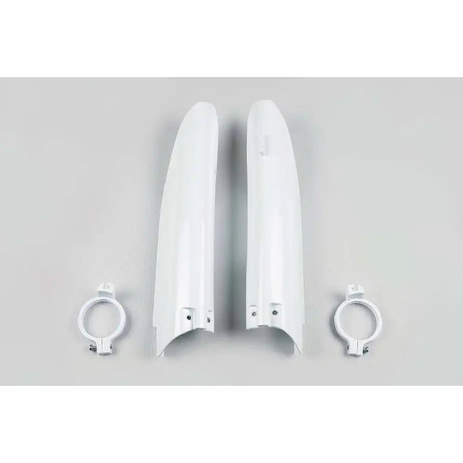White Suzuki RM 125 2004-2006 Bicycle Fork Guards