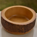 Customized  Real Wood Candy Bowl Wooden Fruit Hand-Carved Root Bowls Creative Living Room Salad Serving Bowl