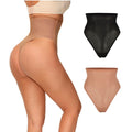 Wholesale Summer Body Shaper Briefs Open Buttock Enhancer Sheath Short High Waisted Panties Breathable Spandex Hollow Hot Skin