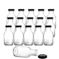 Empty Clear 250ml 350ml 8oz 12oz Hot Sauce Chilli Glass Bottle Screw Cap for Salad Dressing Tomato Sauce Ketchup-Customizable
