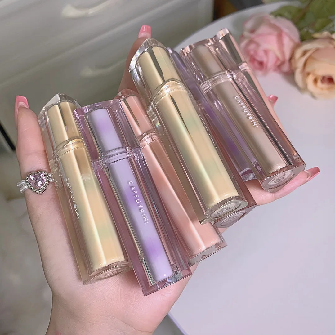 Lipgloss Base Vendor Custom Wholesale Pigment Flavored High Shine Glitter Lip Gloss Iced Tea Mirror Surface Lip Glaze