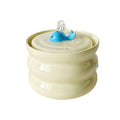 New Design Ceramic Pet Water Bowl Whale Fountain Flow Feeding Automatic Constant Temperature Cat Water Dispenser