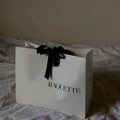 Packaging Fancy Custom logo Printing Grey Beaded Clothing Ribbon Shopping Boutique Luxury Paper Bag