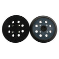 5Inch 123mm 8Holes 4 Bolt Black Hook and Loop Backup Buffing Plate Sanding Disc Bakcing Pad for Sand Discs Metal Wood Polishing