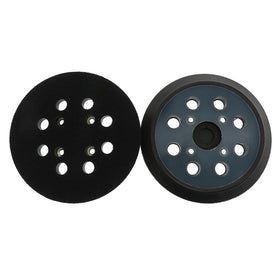 5Inch 123mm 8Holes 4 Bolt Black Hook and Loop Backup Buffing Plate Sanding Disc Bakcing Pad for Sand Discs Metal Wood Polishing