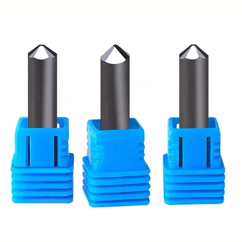 PCD Diamond Hexagonal Carving Milling Cutter CNC Stone/granite Carving Tool