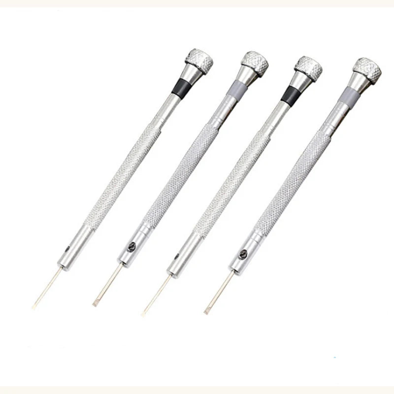 Mini Flat Screwdriver Tool for Watchmakers and Jewelers Zinc Plated Steel Metric Measurement System