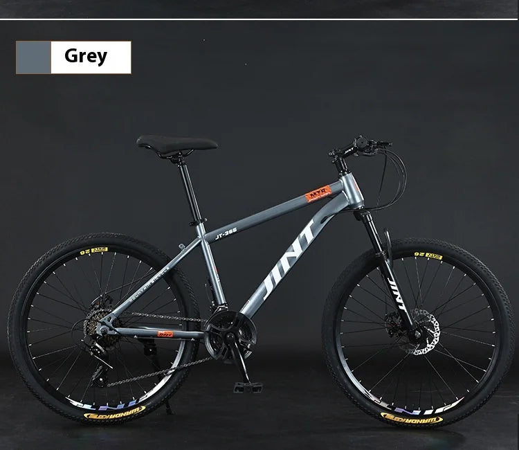 21 Speed Steel Mountain Fat Bike 2.35 Tire Disc Brake High Speed Gravel Pit Spinning Motor On-road Sport Bicycle