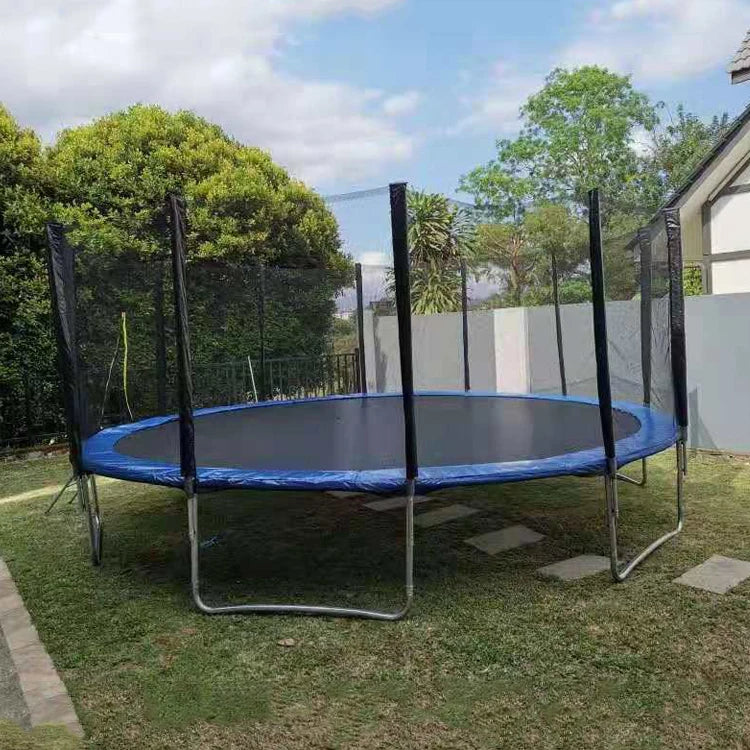 Manufacturer Child Trampolines With Enclosures Round Bungee Bed 10ft Jumping Trampoline Outdoor with Safety Net