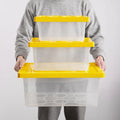 SHIMOYAMA Plastic Mini Bricks Storage Box Children Toy Bricks Organizer Middle Size