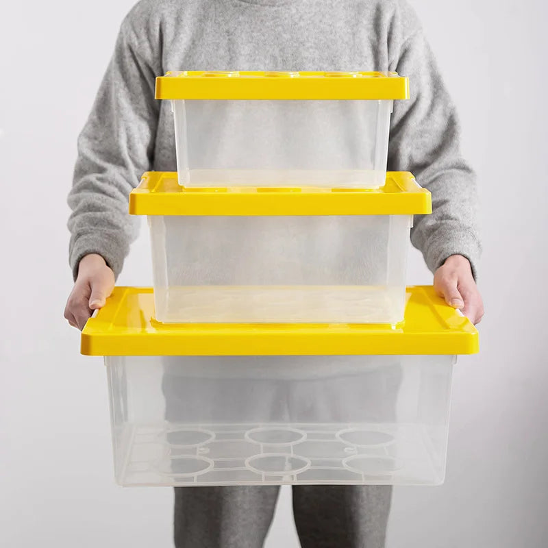 SHIMOYAMA Plastic Mini Bricks Storage Box Children Toy Bricks Organizer Middle Size