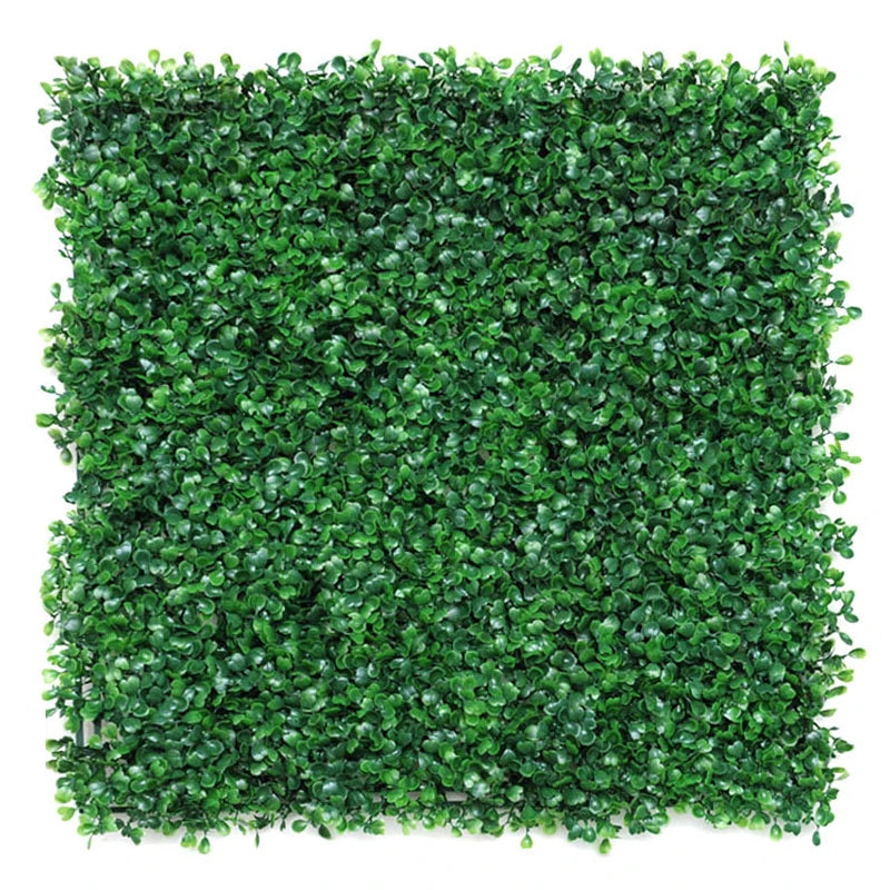 50*50cm Green Milan Grass Wall Hot Sale Artificial Plant Wall for Garden