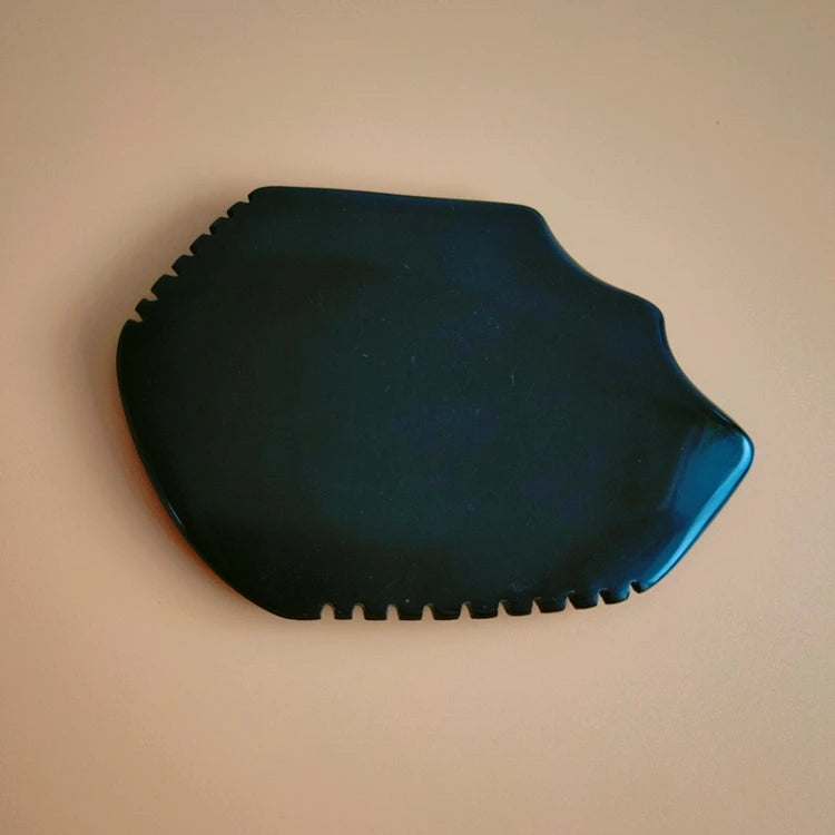 DIY Natural Energy Stones Gua Sha Board bar Black Bian Stone Guasha Scrapping Plate Guasha Massager