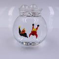 Lampwork Floating Ball Murano Bubble Glass Diver Figurine Ornament Handcrafted Glass Crafts