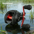 [Germany Stock] Rooblinos AC Waterdrop Baitcasting Reel Left Hand 7.2:1 Gear Ratio with Line Twist Prevention