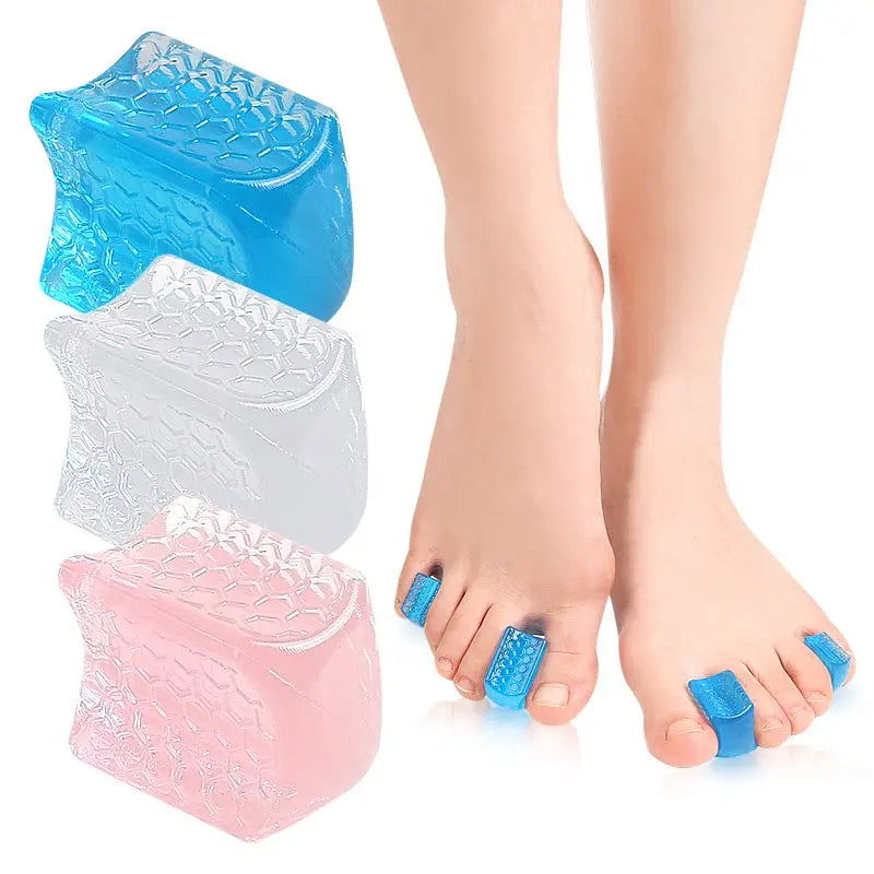 2 Sizes SEBS Toe Protector Thumb Separator Little Piggy Toe for Blister Callus Corn Elastic Silicone Toe Cover Model 32010301