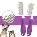 Hot Selling Stainless Steel Pet Comb Home Grooming Kit Removes Knots Mats and Tangles for Long and Short Haired Dogs Cats