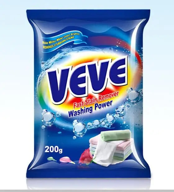 China Eco Friendly VEVE Brand Strong Fragrance Detergent Powder Laundry Soap Good Quality Stain Remover Wholesale