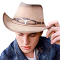 Men's & Women's Other Material Western Cowboy Hats-Casual Outdoor Sun Protection All Seasons