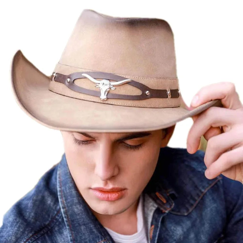 Men's & Women's Other Material Western Cowboy Hats-Casual Outdoor Sun Protection All Seasons