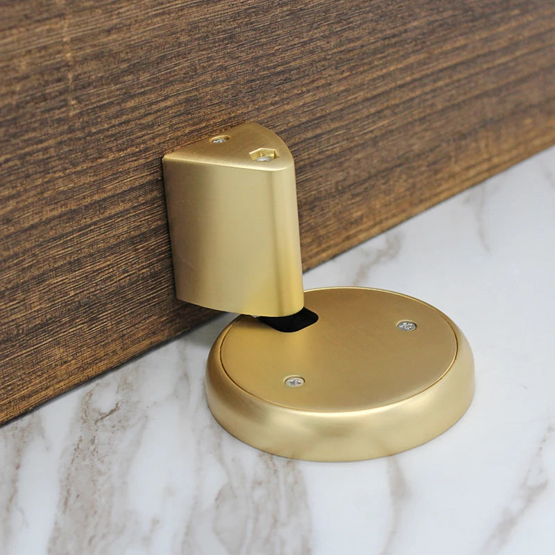 Magnetic Push Type Door Stopper Anti-collision Invisible Hidden Windproof Floor Mounted Door Stops