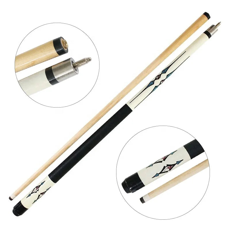 Factory Price 57inch Maple Wood 1/2 PC Billiard Stick 147cm Pool Cue for Sale MegaBDM