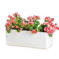 Brice Gardening Pots De Fleurs Self Watering Artificial Garden Decoration Plastic Wall Planter Flower Pot for Outside