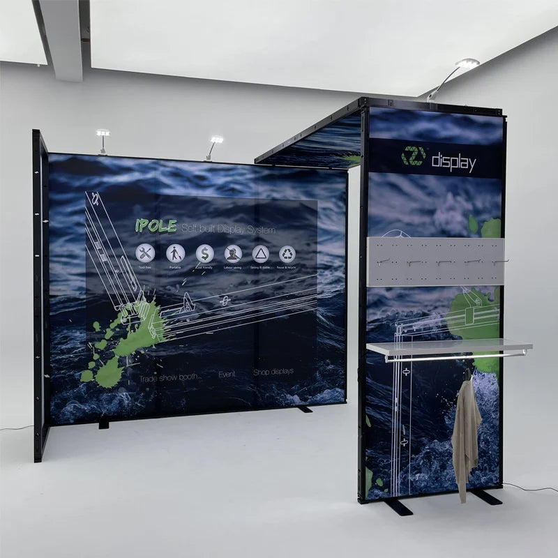 Easy Setup Reusable Aluminum 3x3m/10x10feet Customized Artwork Luxury Exhibition Other Advertising Equipment