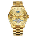 Custom logo Fashion Waterproof Online Mens Wrist Bands Luxury Tourbillon Automatic Mechanical Wrist Watches