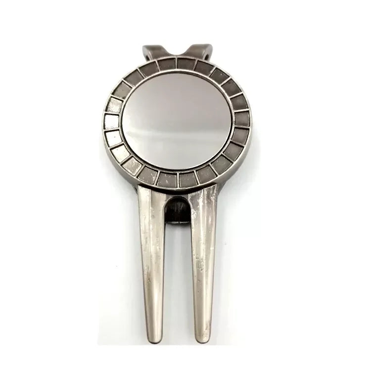 Customizable Bulk Golf Divot Repair Tools Personalized Pitch Fork in Metal and Zinc Alloy Sport Style Accessory