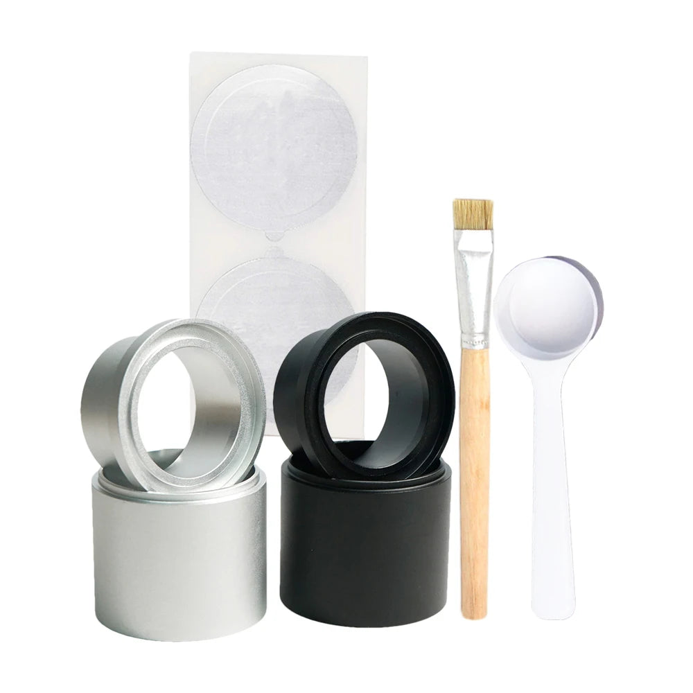 AM Store Reusable Eco-Friendly Coffee Capsule Refill Holder Foil Lid Wareset for NESPRESSO Vertuo Refillable Pods 1SET