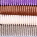 Fashion Stripe Design Velvet Customized Color Knitted Pajamas Blanket Flannel Fleece Fabric