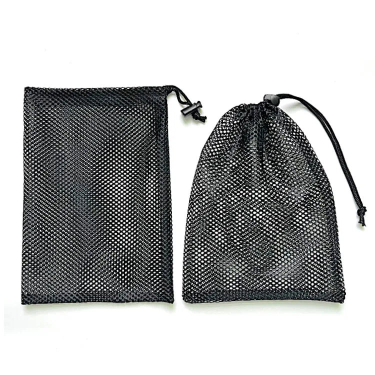 Multi Colors Mesh Laundry Drawstring Bag Nylon Drawstring Gym Bag with Cord Lock Closure