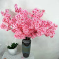 Wholesale U-3170 Artificial Silk Cherry Blossom Flower Branch for Home Wedding Decoration