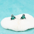 E030625 S925 Pearl Earring 925 Sterling Silver DIY 7-8mm Natural Freshwater Pearl Stud Earring for Women MegaBDM