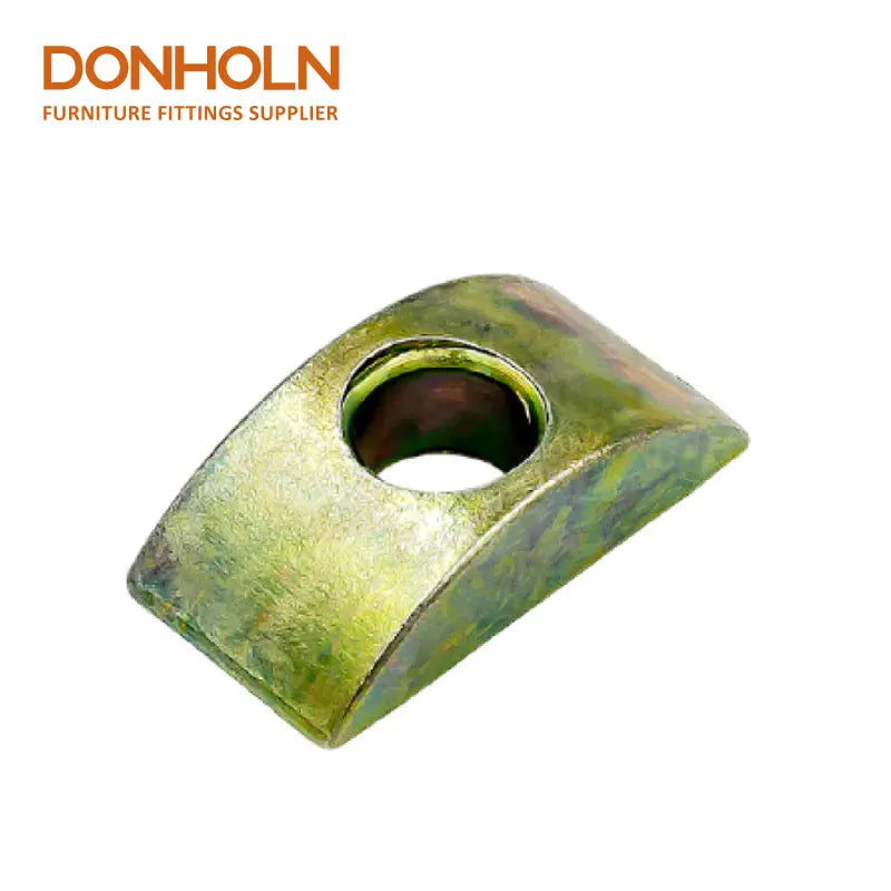 SC4360-50 Furniture Connector Bracket Metal Color Zinc Plated Moon Sharp Bed Fitting