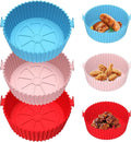 8 Inch Non-stick Reusable Food Grade Air Fryer Silicone Pot Basket Liner Air Fryer Silicone Pot for Air Fryer