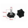 Plastic plum Blossom Shape M8 Screw Adjustable Feet for Projector