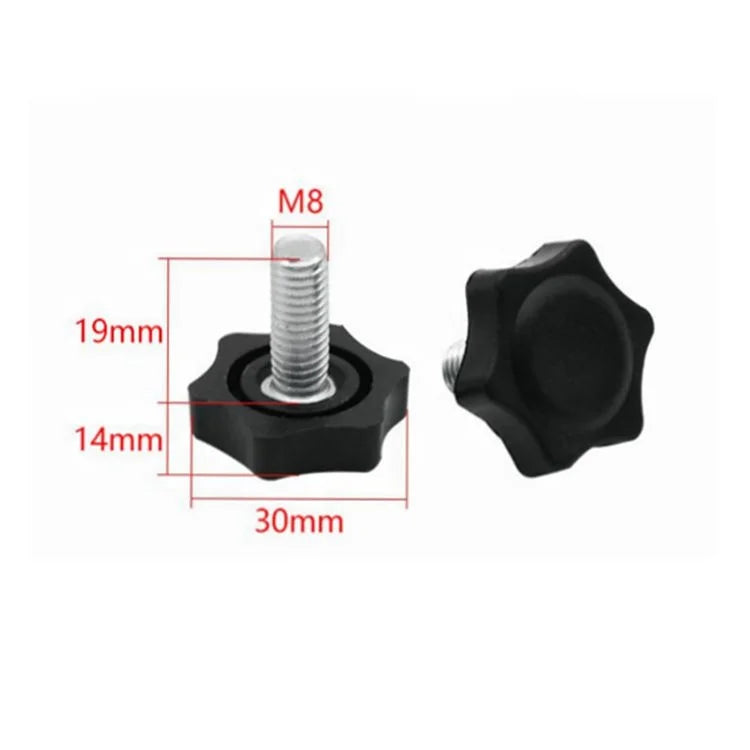 Plastic plum Blossom Shape M8 Screw Adjustable Feet for Projector