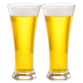 Large Capacity 15oz 12oz 10oz logo Customized Beer Cup Glass German Beer Mugs with Handle for Sale