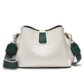 Fashionable Factory Direct Large Capacity Women's Bucket Bag Durable Soft Lightweight PU Solid Color Shoulder Bag