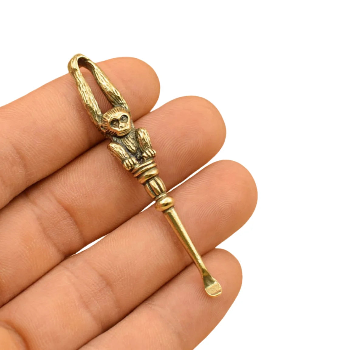 Wholesale Brass Crafts Monkey Ear Spoon Brass Ear Spoon.
