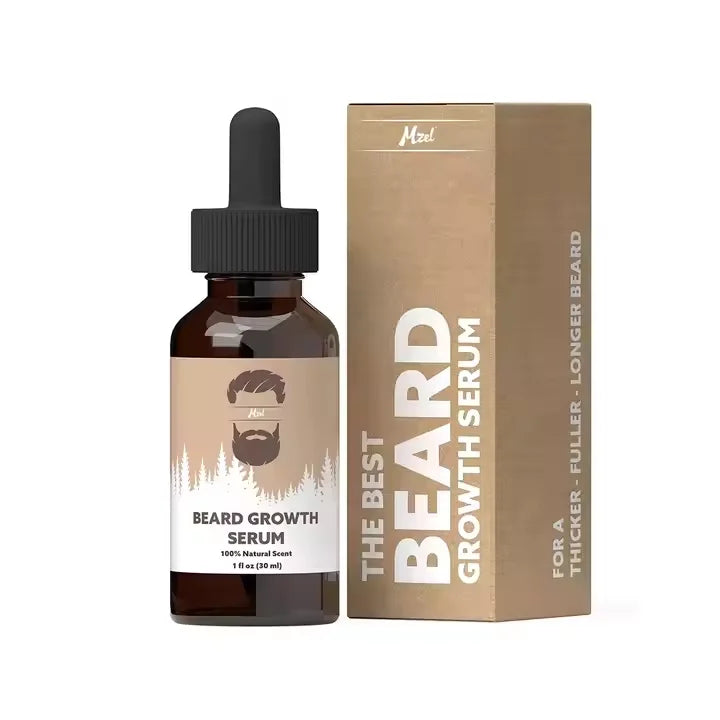Private Label 100% Natural Beard Growth Activator Serum for Men Beard Growth Serum
