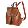 Retro Girls Ladies Back Packs Mini Woman Leather Bags Backpack Outdoor Durable Borsa a Tracolla with Nice Zipper