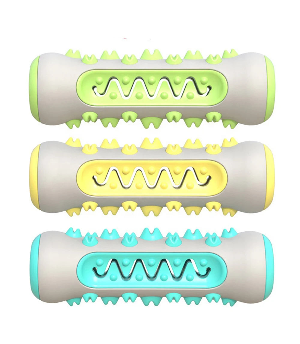 Hot Sale Pet Bite-resistant Chew Toys Bone Shape Non-toxic Molar Stick Clean Dog Toothbrush Silicone Pet Molar Bite Stick
